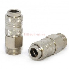 Переходник Elitech 0704.006202 "рапид" (мама) - 1/4" (папа)